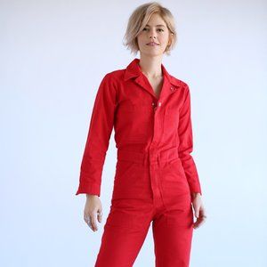 Big Bud Press, Mustang Red Jumpsuit XS